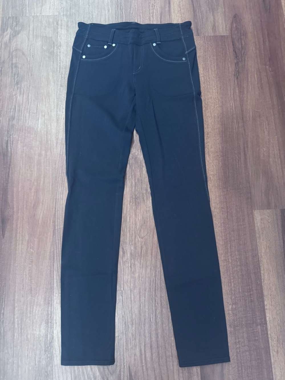 Charcoal Slim Stretch Pants